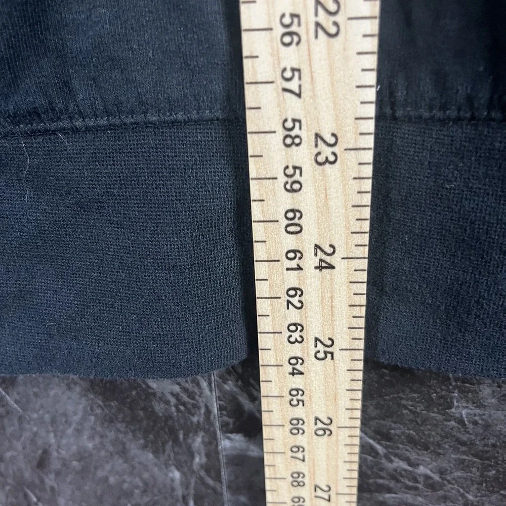 Polo Ralph Lauren Black Luxury Jersey Quarter Sweatshirt XS